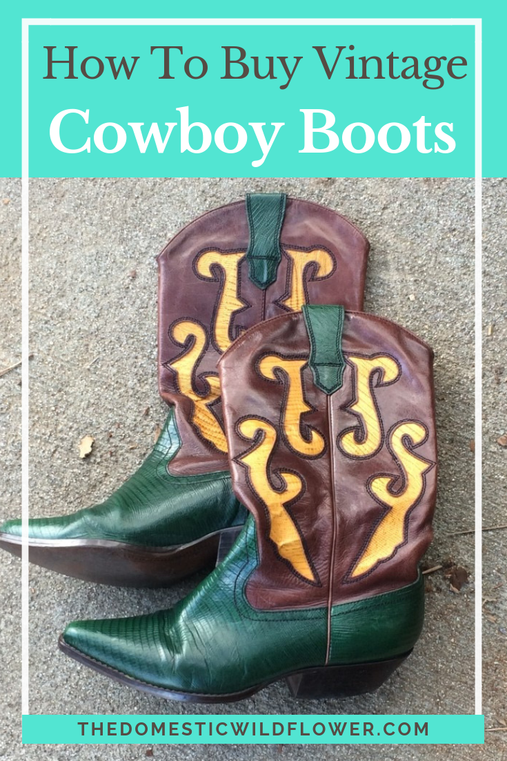 second hand cowboy boots for sale