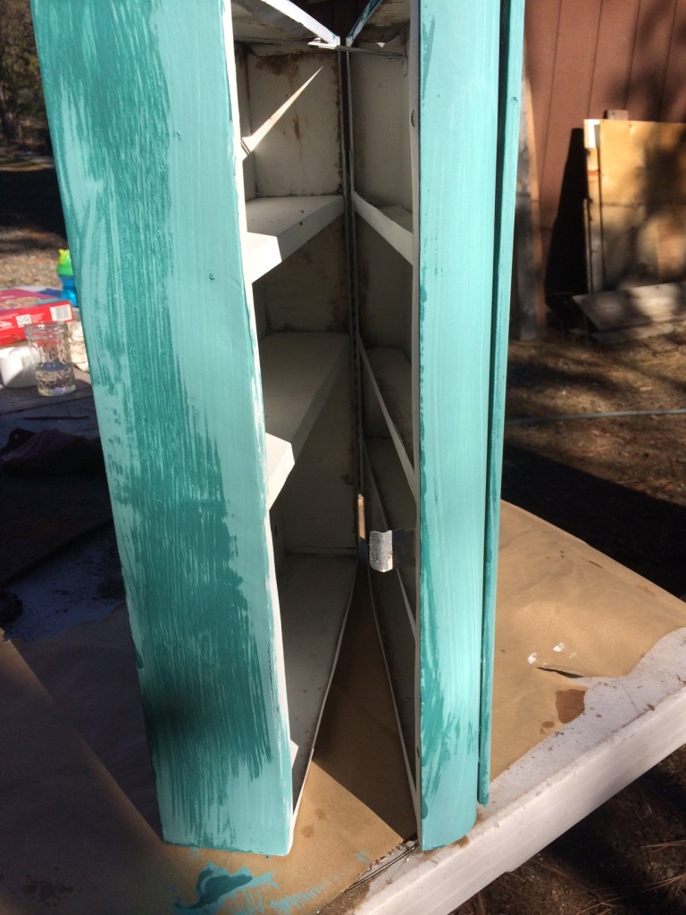 Chalk Paint: Medicine Cabinet Rehab | A Domestic Wildflower click through to read why even a terrible painter can use chalk paint and how it transformed a rusted old medicine cabinet!