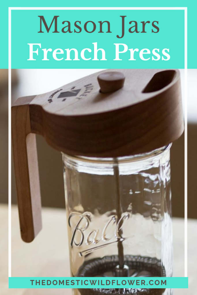 Mason Jar French Press