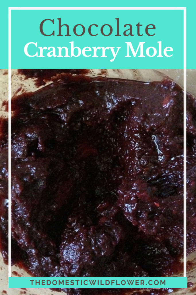 Chocolate Cranberry Mole