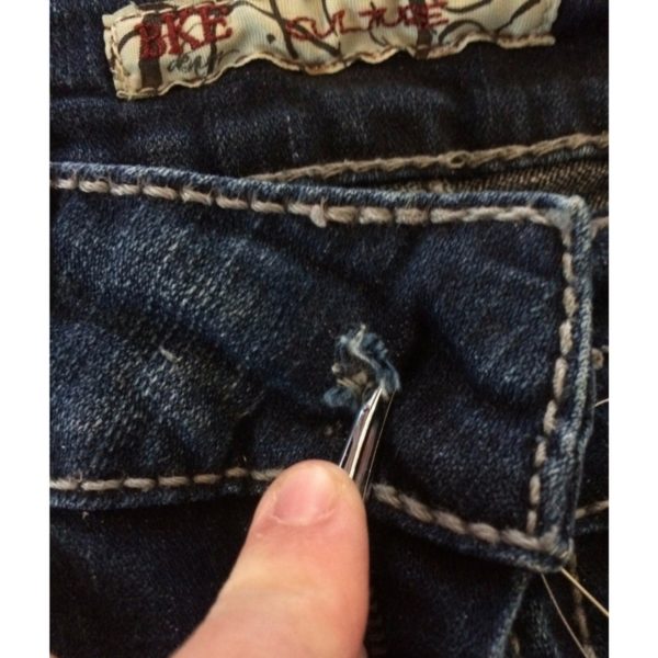 How to Replace a Lost Button on Your Jeans
