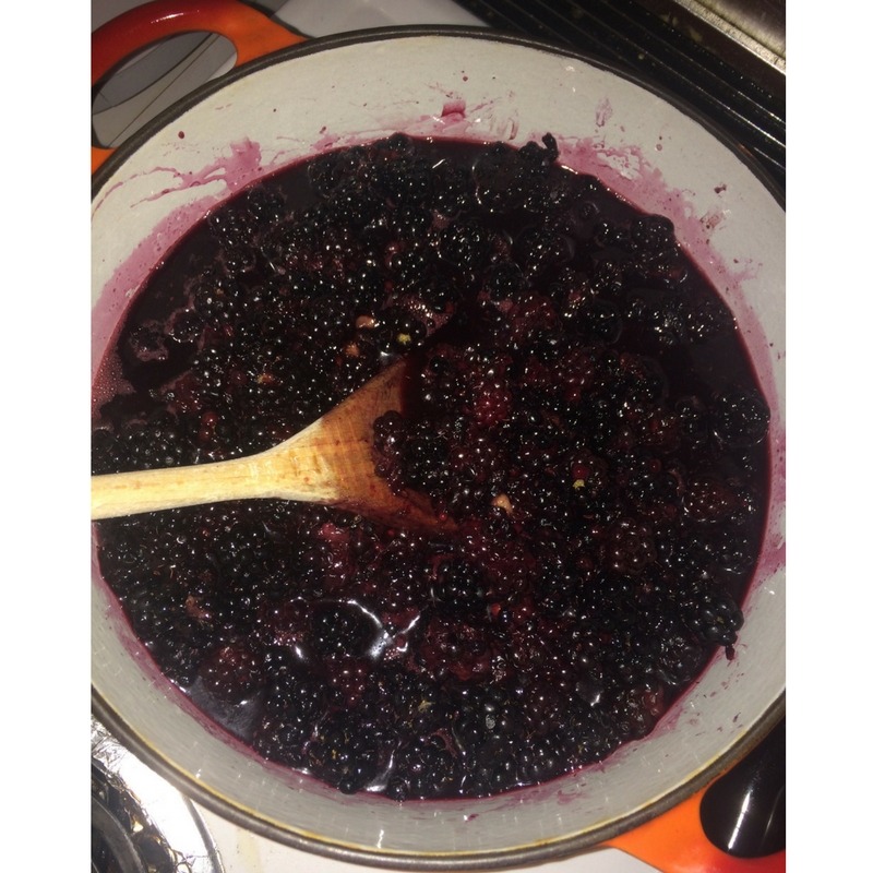 Smooth Blackberry Jam | The Domestic Wildflower click to read this beginner friendly recipe and tutorial for smooth blackberry jam. It was wonderful flavor without the seeds! Get the recipe here!