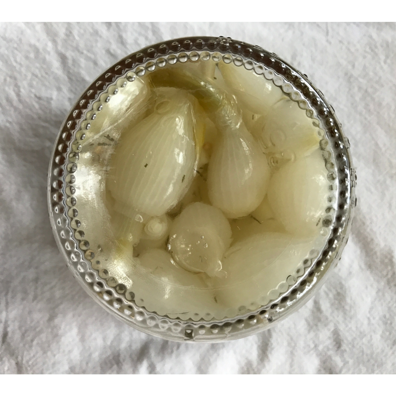 Steam Canning Pickled Pearl Onions A Beginner Canning Tutorial | Read this great post that shares the recipe and process for canning these spring time pearl onions in a super fast steam canner or in a water bath canner.