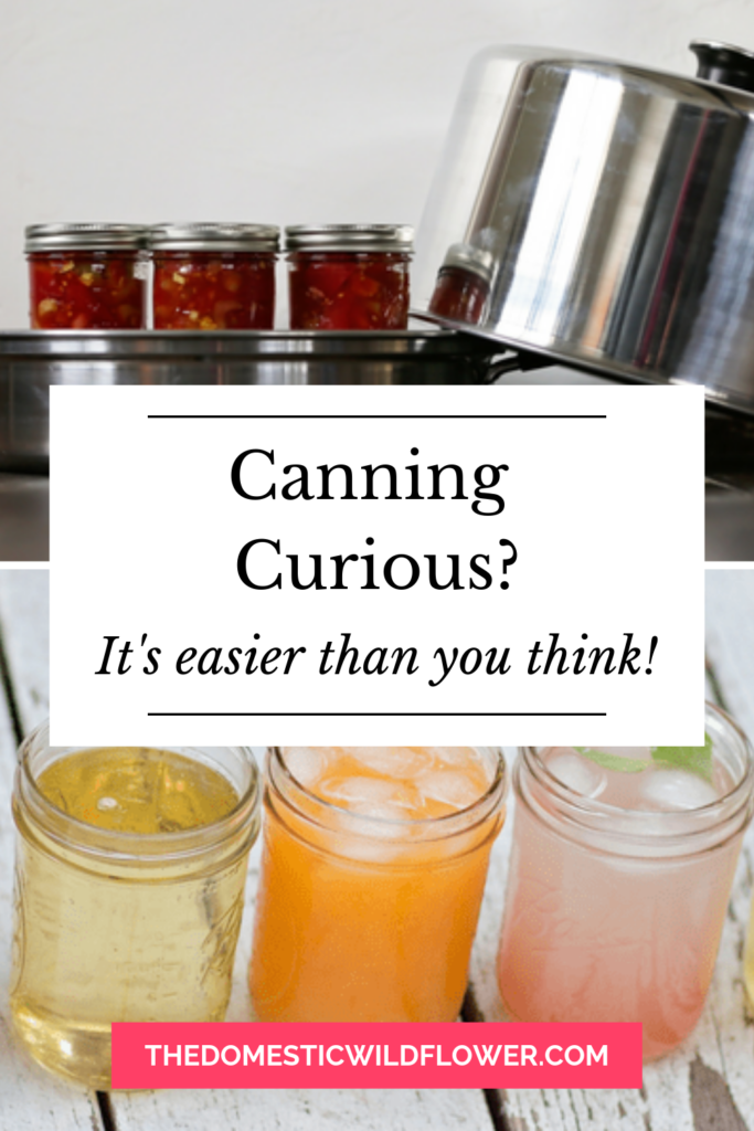 Canning Curious? It is easier than you think! 