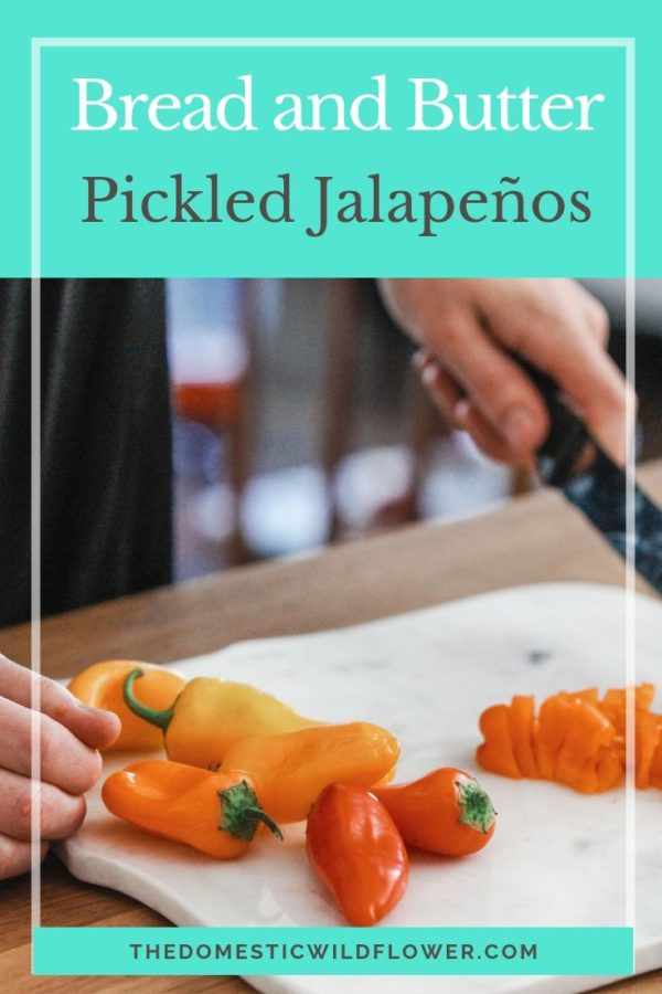 Pickled Bread and Butter Jalapeños